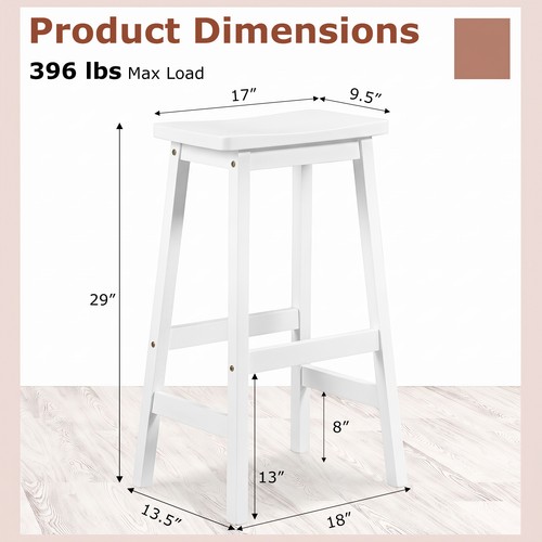 Saddle seat counter height - 29",